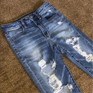 American Eagle Ripped Skinny Jeans